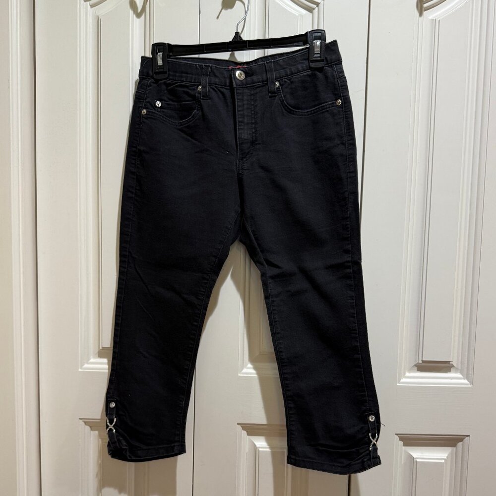 True slim Jeggings Black (lightly faded)